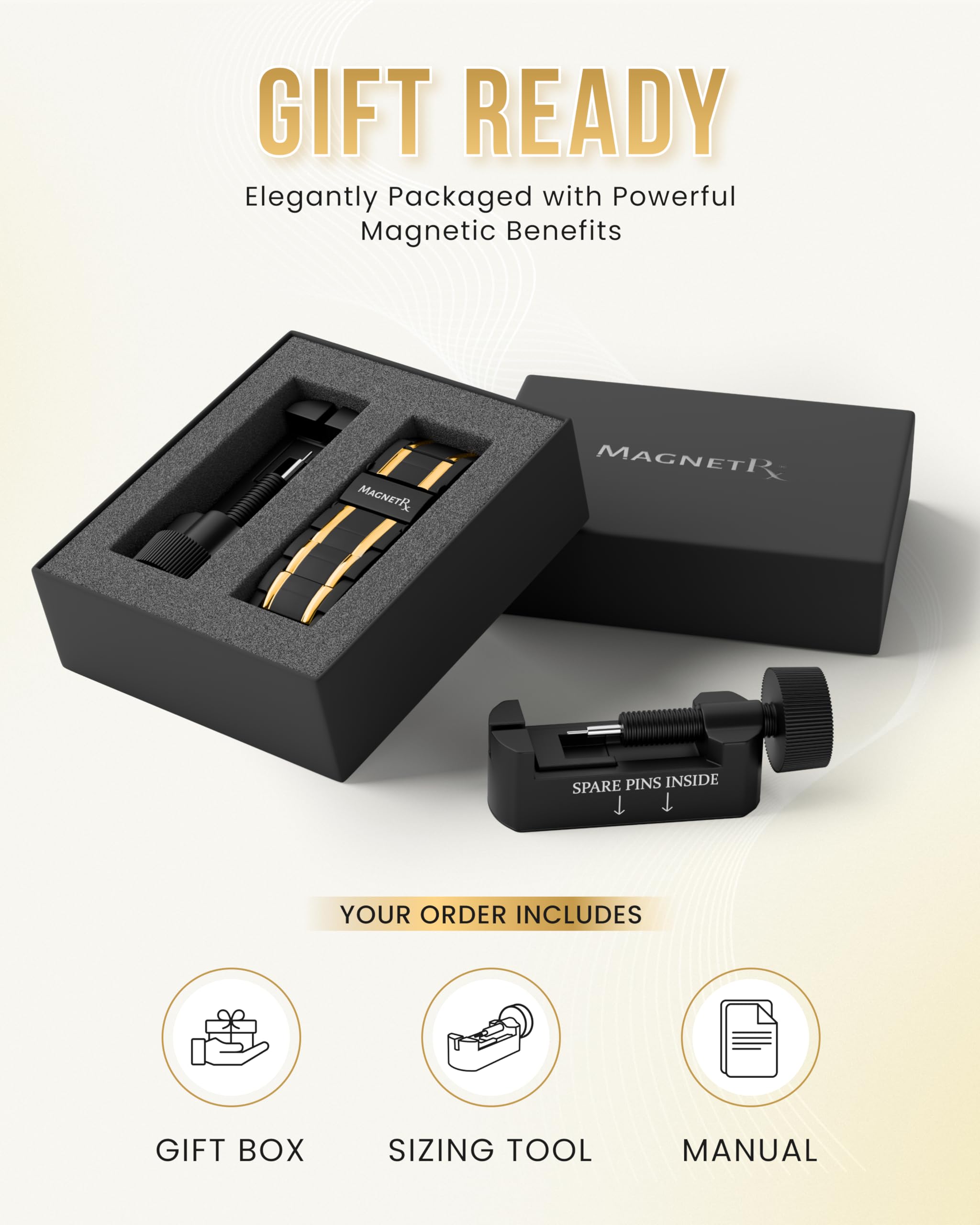 MagnetRX packaging and instruction manual included for setup