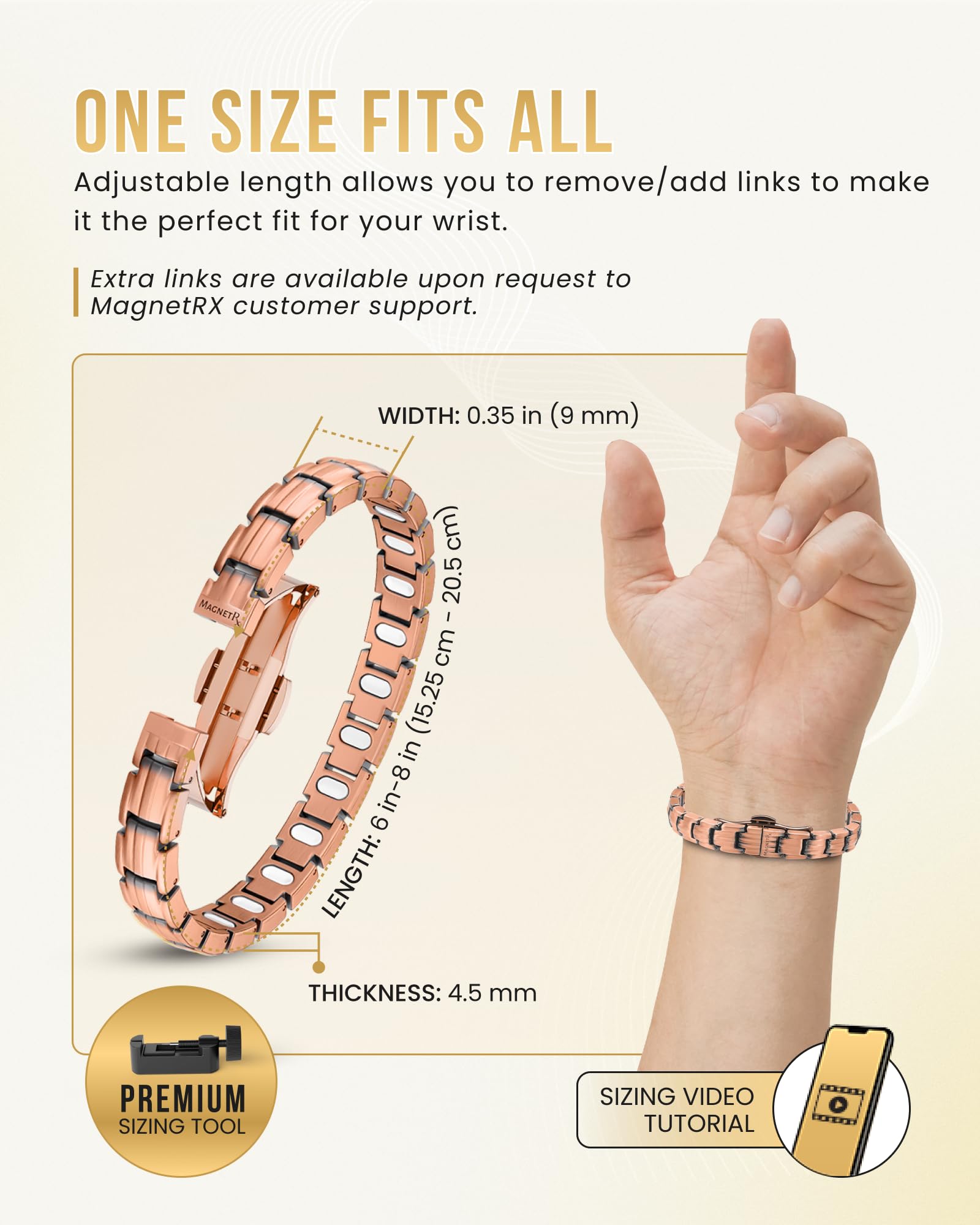 99.9% pure copper detail signals quality and authentic craftsmanship