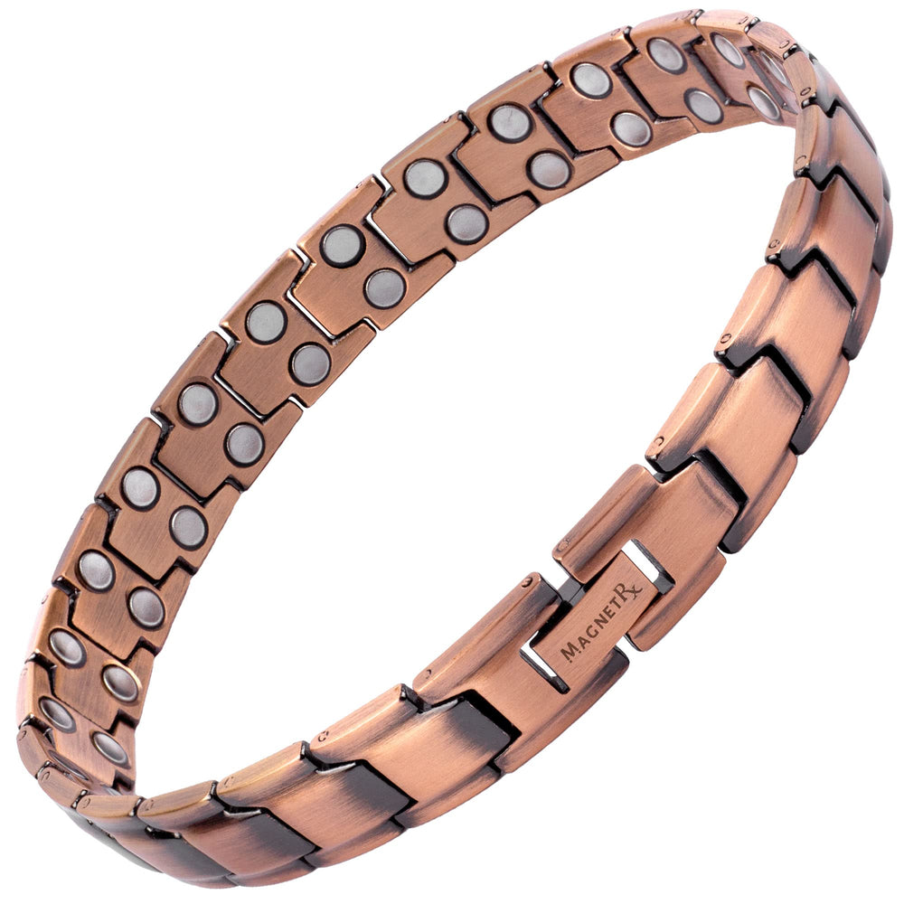 MagnetRX copper anklet for men keep dry to preserve original color tone.