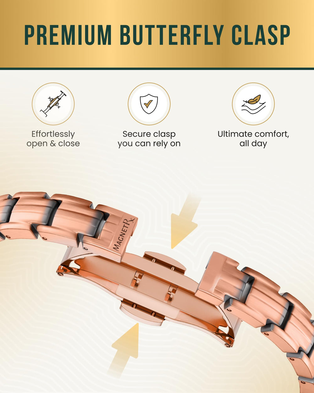 Gift box presentation makes MagnetRX copper bracelet an elegant gift