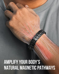 MagnetRX EllipseMAX bracelet side profile shows sleek, comfortable silhouette.