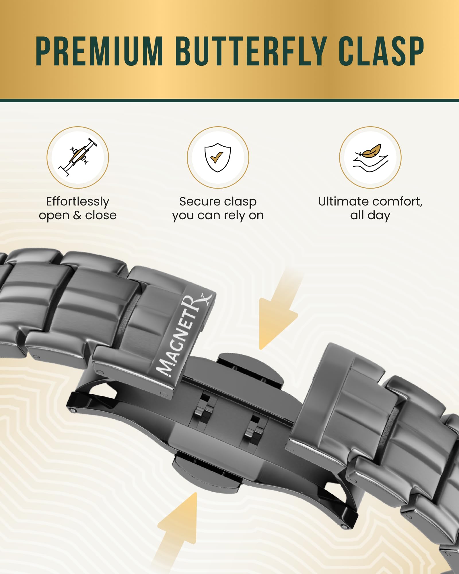 Waterproof and sweat-resistant design for reliable daily use.