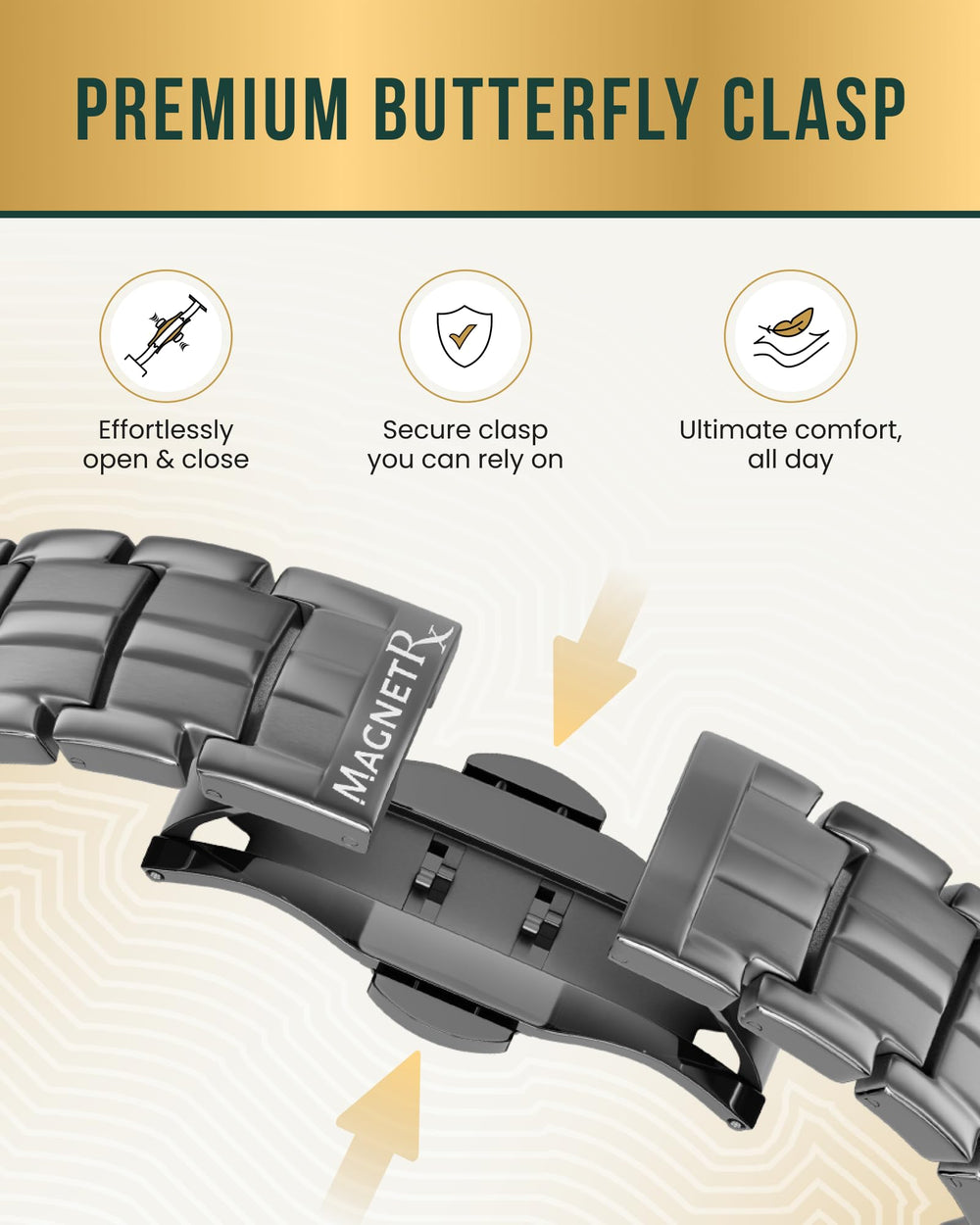 Waterproof and sweat-resistant design for reliable daily use.