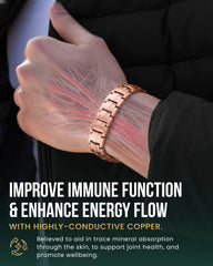 MagnetRX EllipseMAX bracelet with adjustable length for a precise fit.