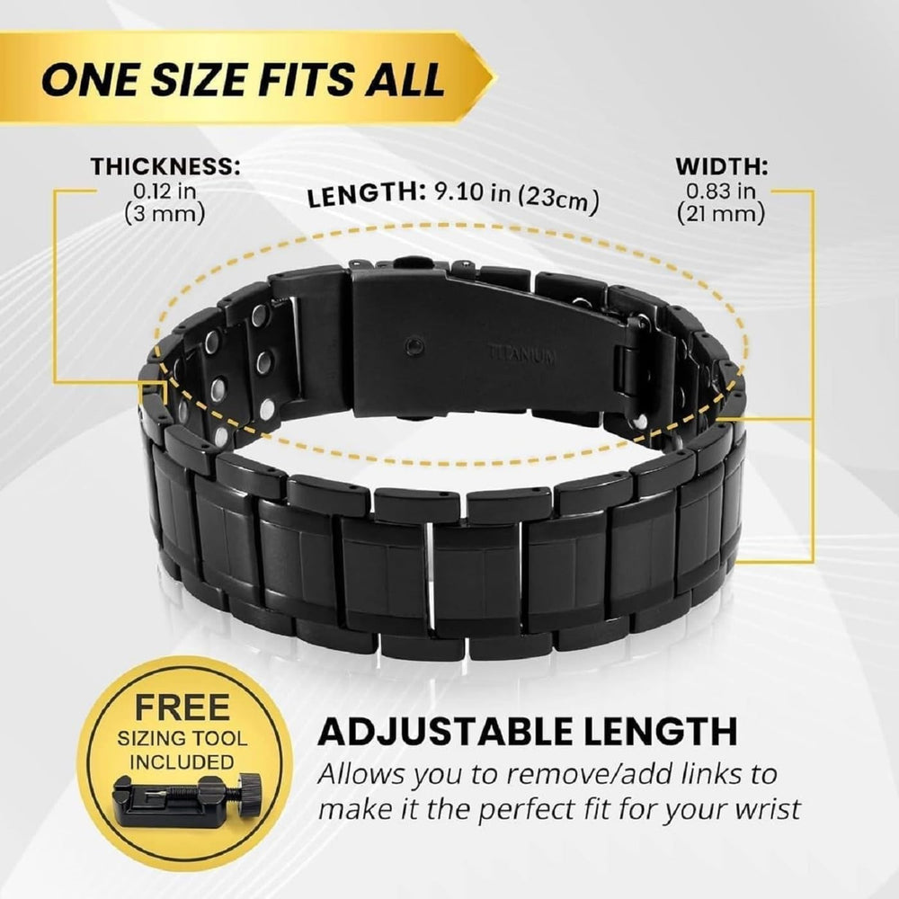 MagnetRX bracelet worn on wrist for everyday activities
