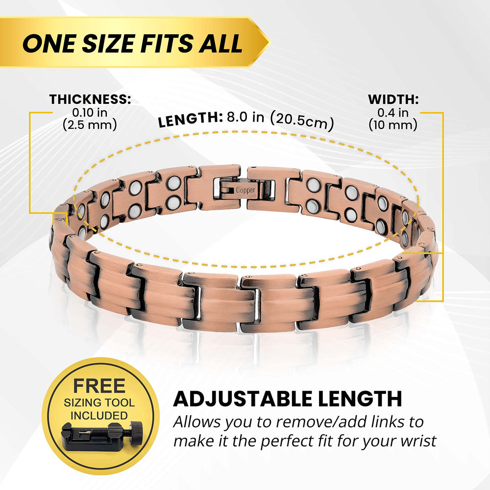 MagnetRX bracelet with velvet pouch for safe storage