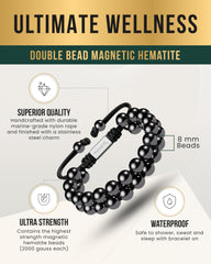 Stainless steel charm provides a subtle, polished detail on the bracelet