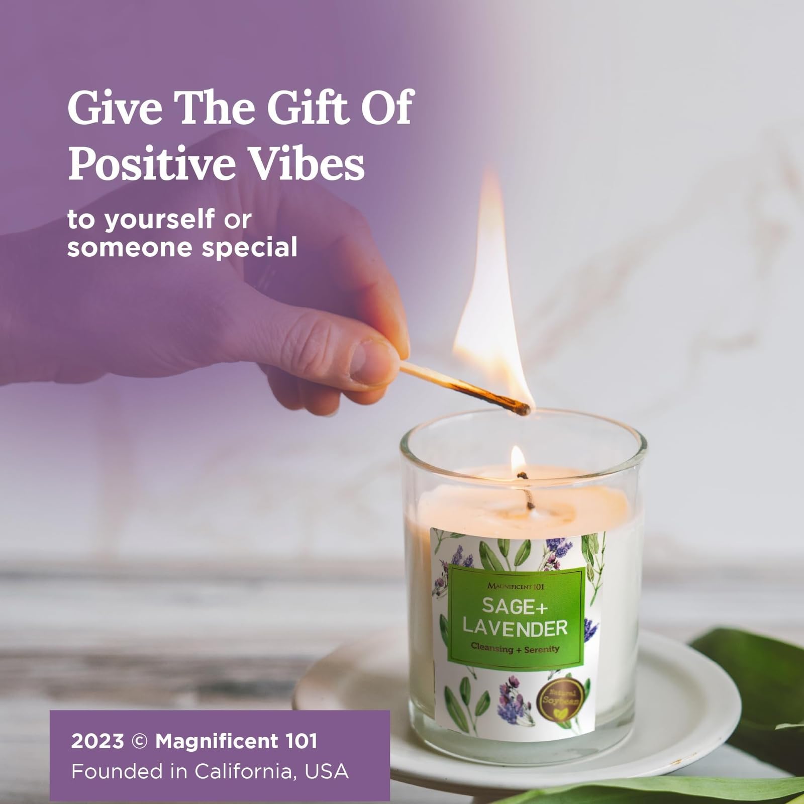 MAGNIFICENT 101 energy-clearing candles support mindful rituals and peaceful spaces.