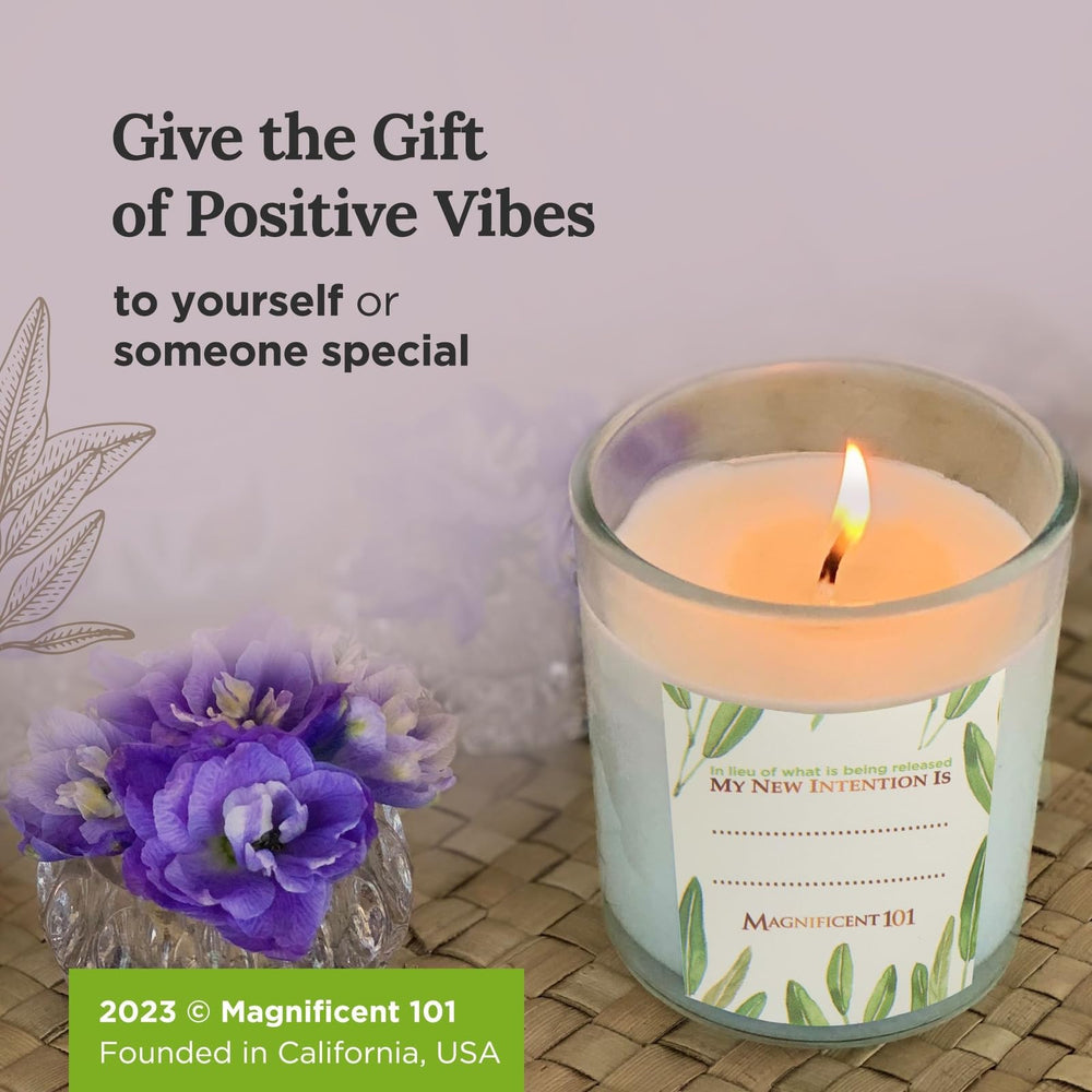 Magnificent 101 three candle collection displayed for mindful living
