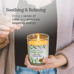 Magnificent 101 white sage aroma fills the room with calm energy