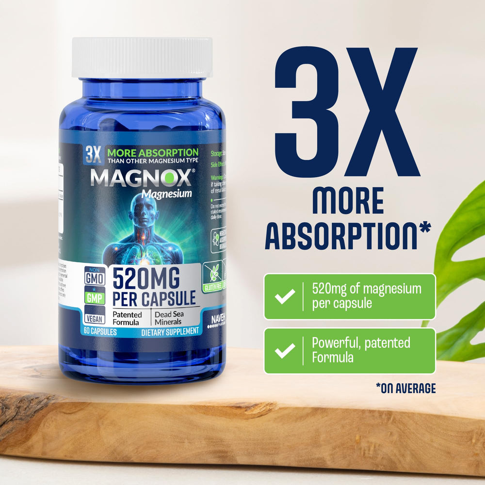 Magnox preservative-free formula for clean magnesium supplementation