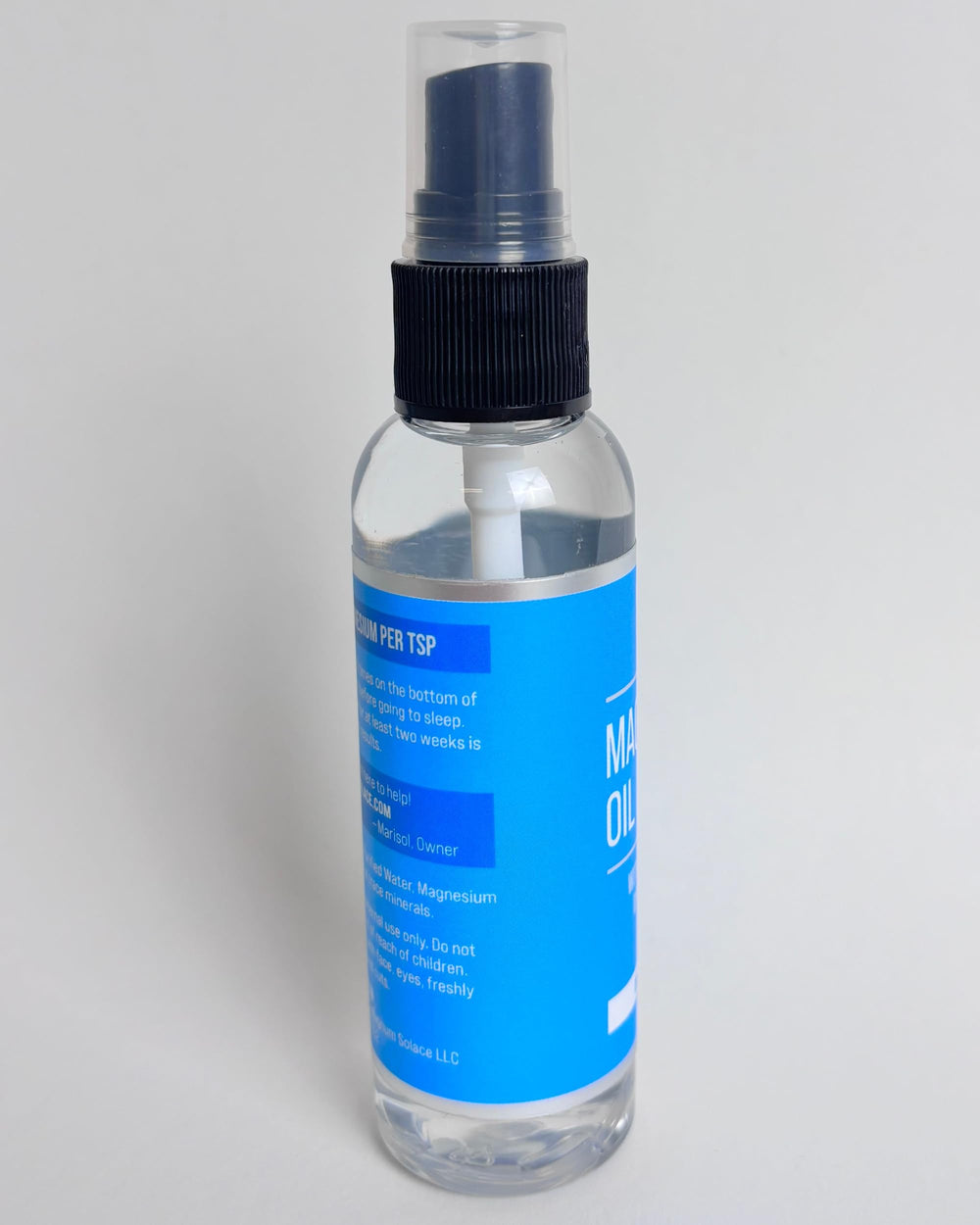 Sea-sourced ingredients close-up highlighting purity and magnesium chloride.
