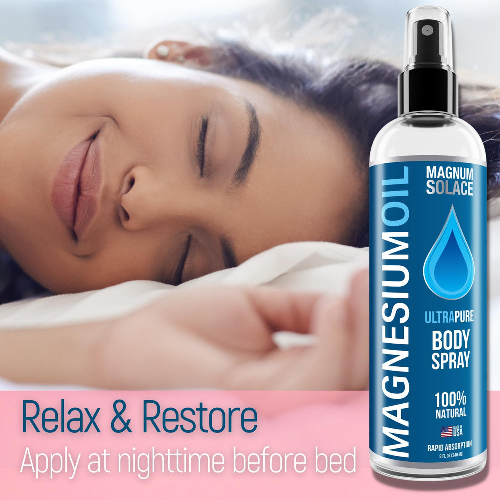 Magnum Solace sea-sourced magnesium clarity bottle highlighting natural purity for daily use