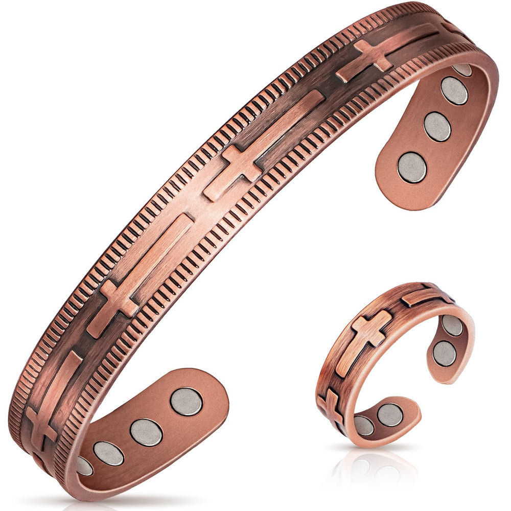 Anillo Mahnco de cobre con drenaje linfático: posible apoyo para muñecas hinchadas.