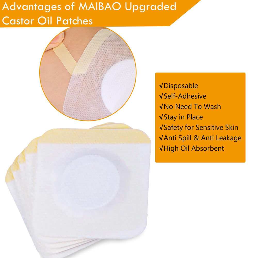 Leak-resistant backing on MAIBAO pack prevents oil seepage for clean application.
