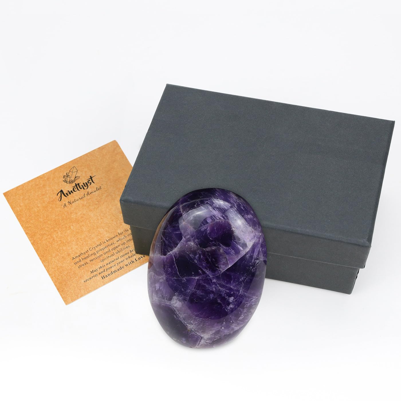 MAIBAOTA Amethyst decorative stone for balance and serenity.