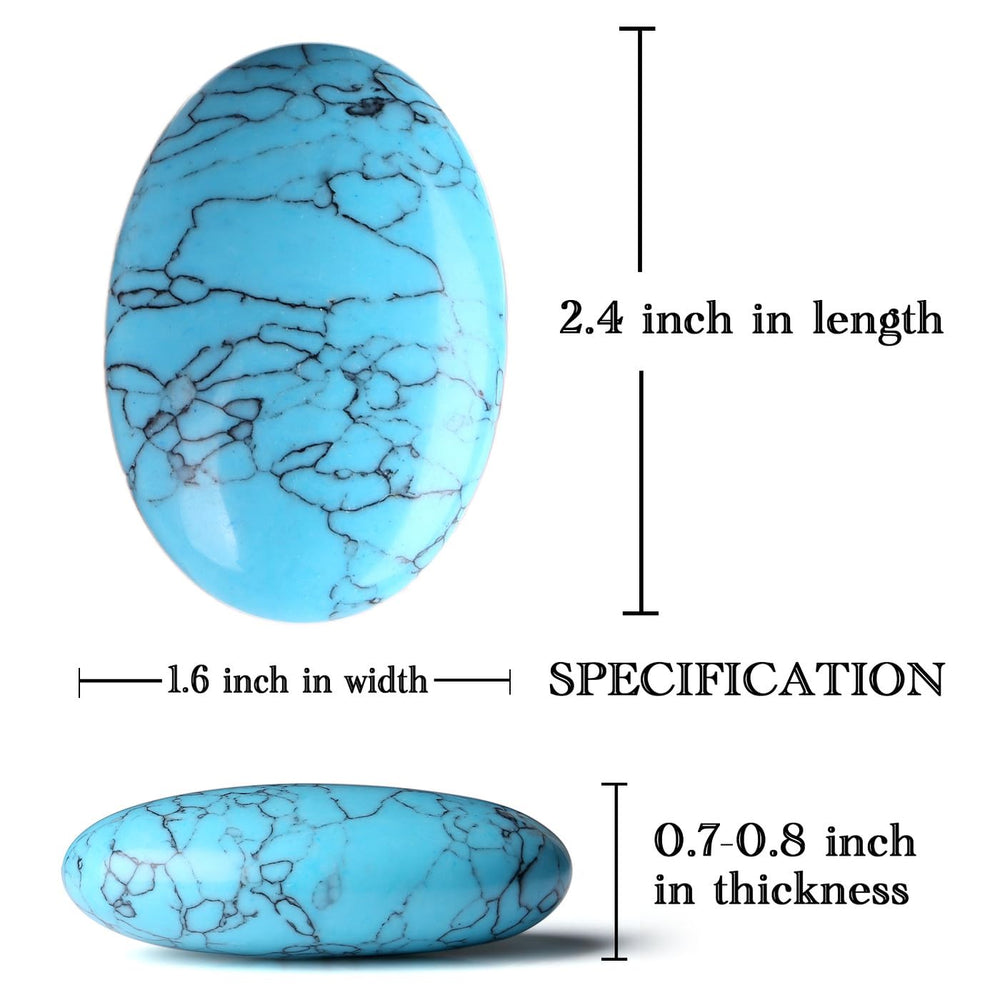 Info card explains Green Turquoise benefits and usage tips for MAIBAOTA stone