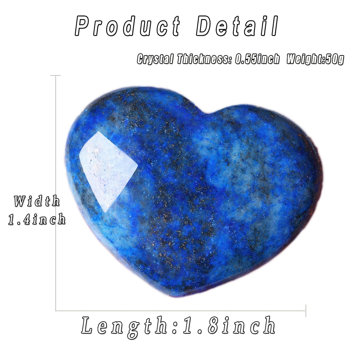 MAIBAOTA lapis lazuli heart in meditation scene suggests serenity and focus.