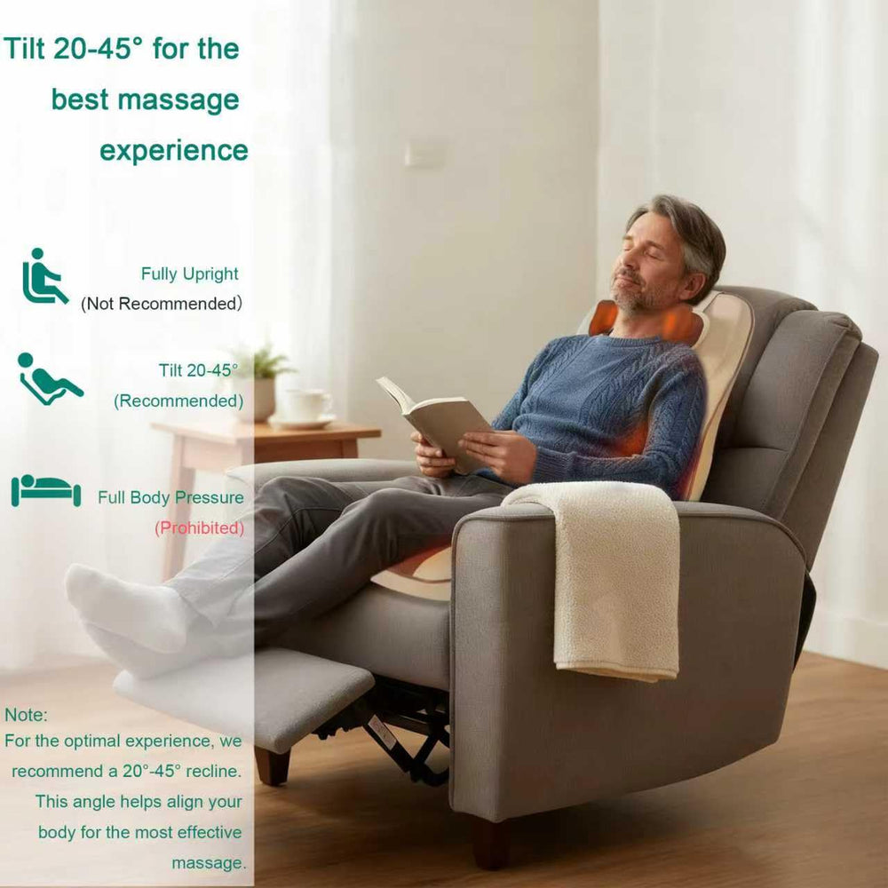 MAIBOLE dual massage heads offer kneading or trapezius relief options at home