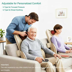 MAIBOLE full-back kneading rolling massage targets neck shoulders and lower back for comfort