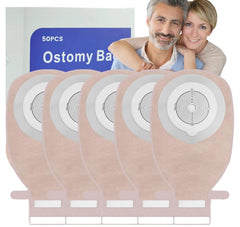 Maidwoc cut-to-fit ileostomy bag measuring card helps ensure precise fit.