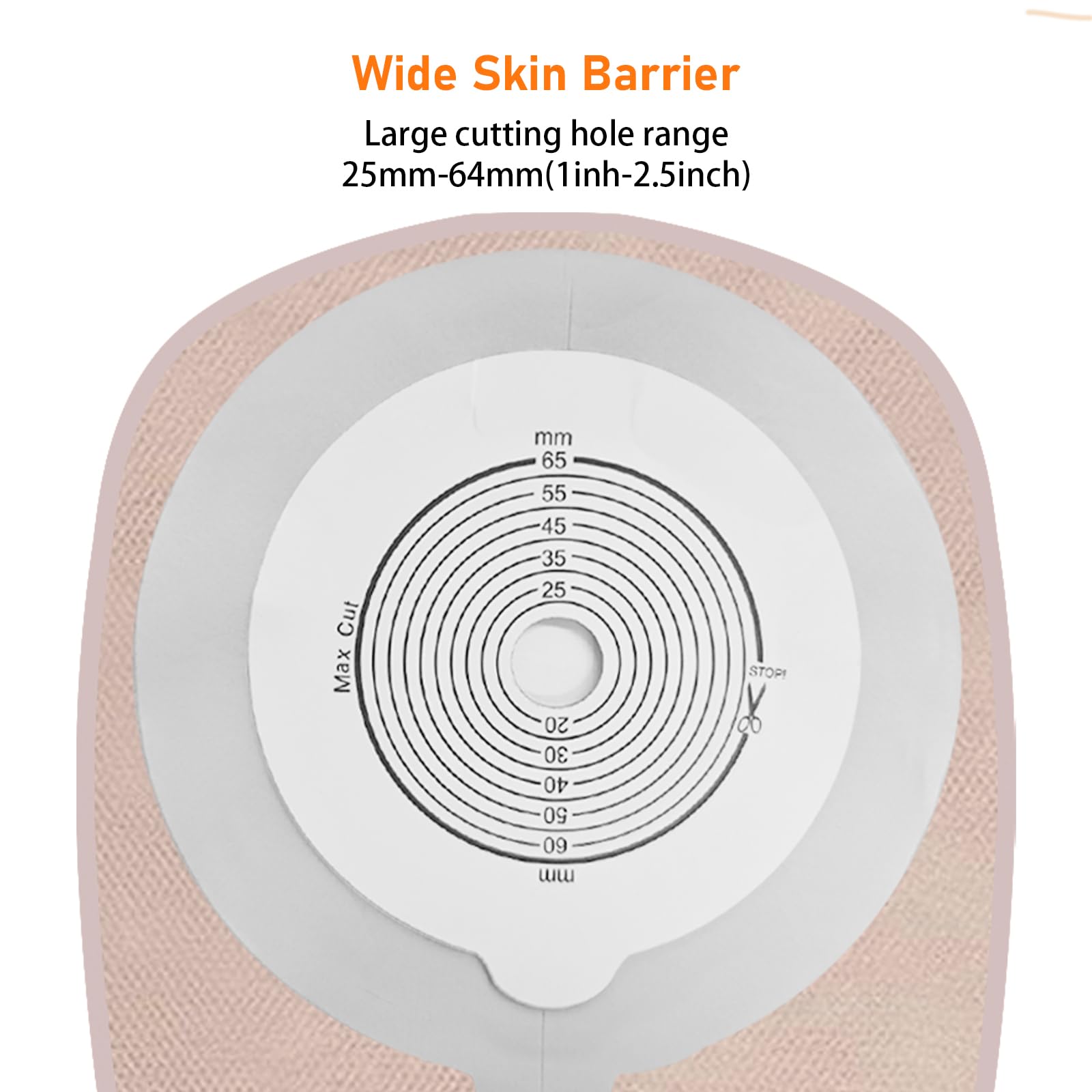 Maidwoc one-piece drainable ostomy bag for reliable leakage prevention.