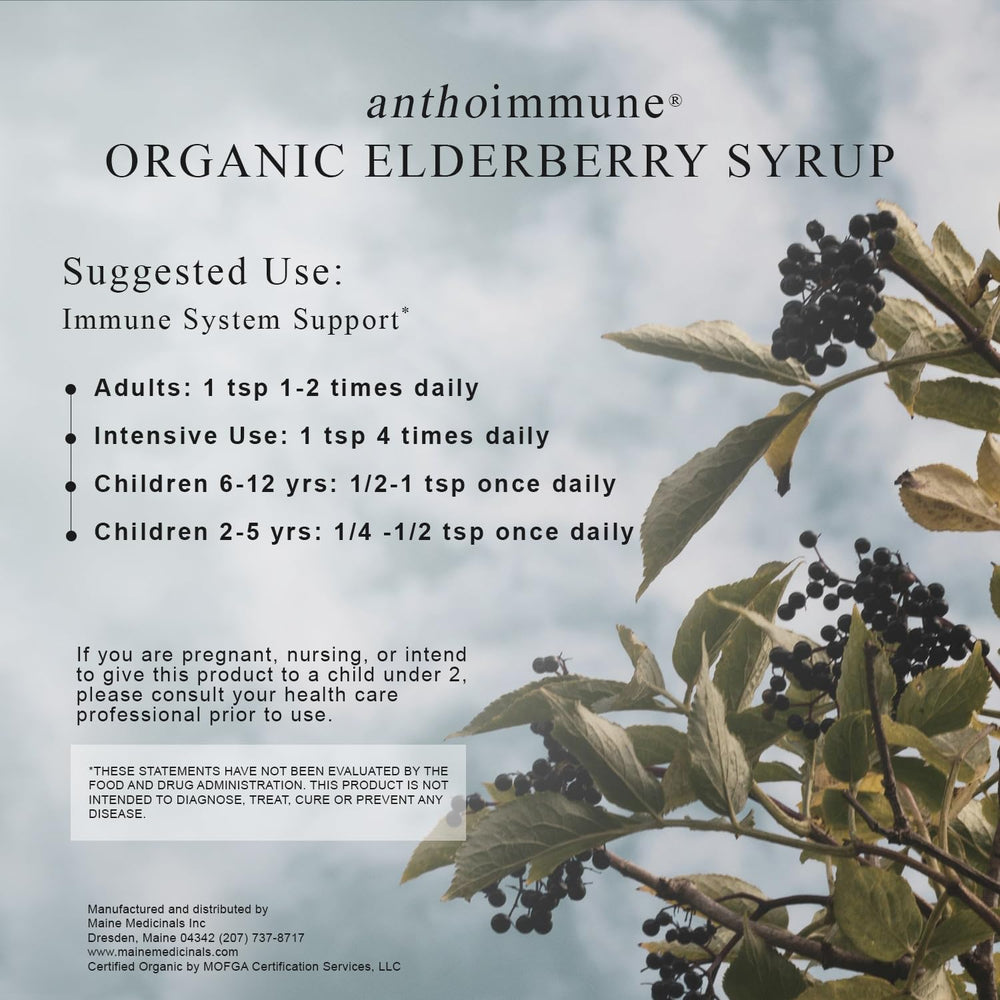Elderflowers feature in the Maine Medicinals formula