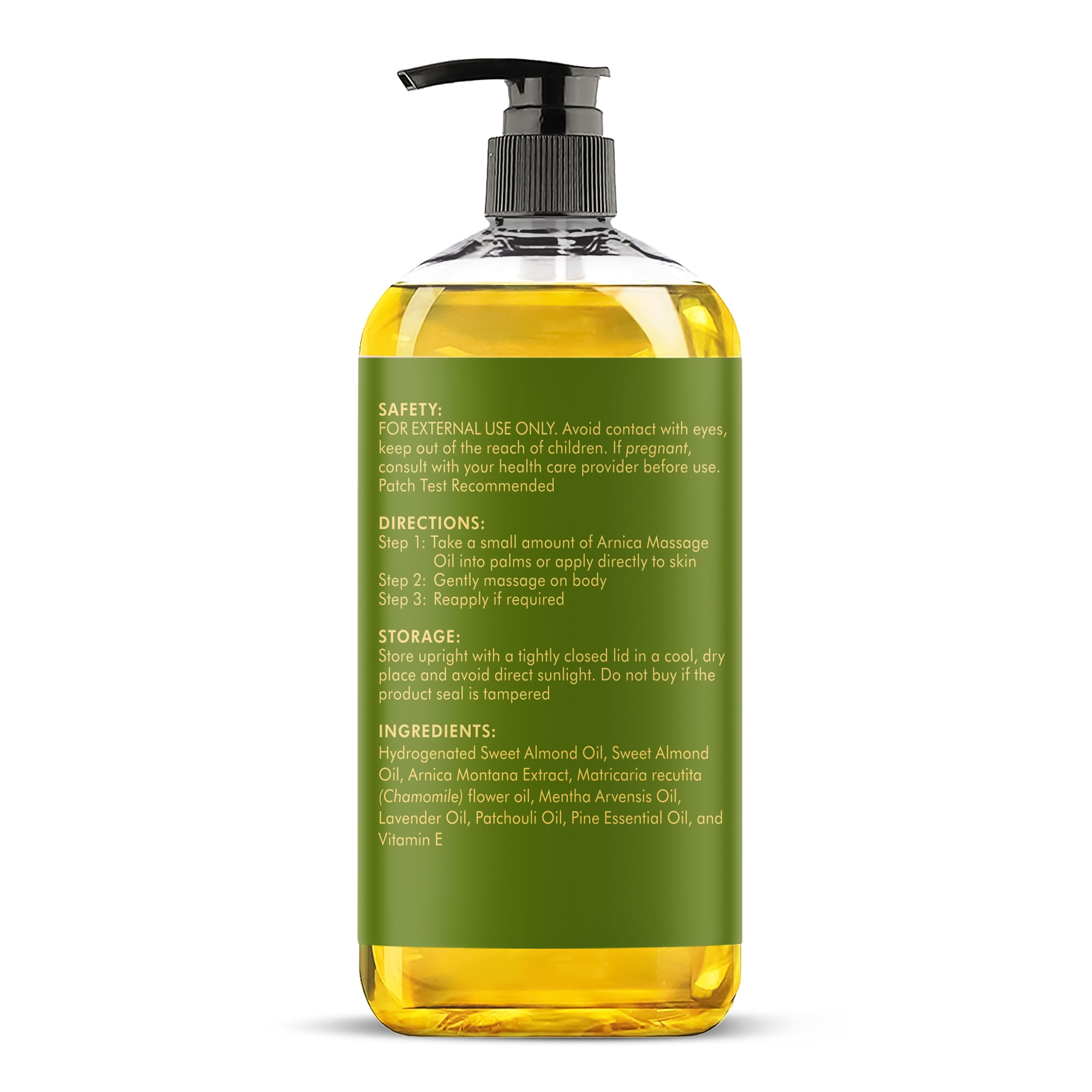 Majestic Pure Arnica Massage Oil used after workout for recovery and comfort.