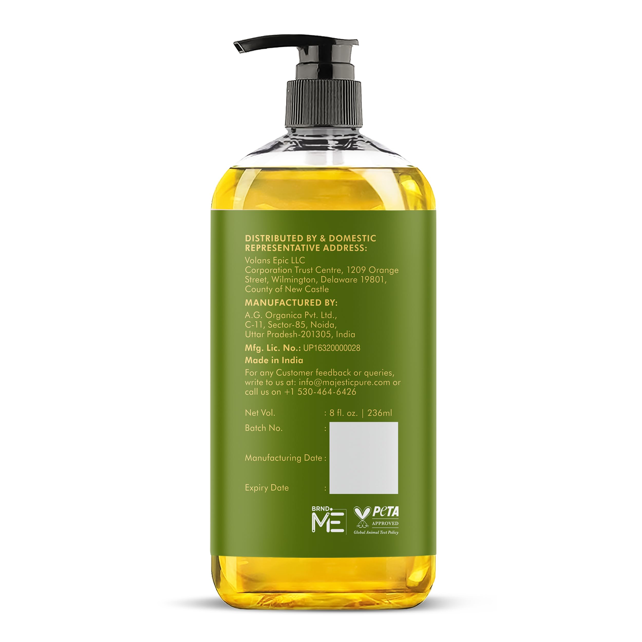 Majestic Pure Arnica oil promotes post-workout relaxation