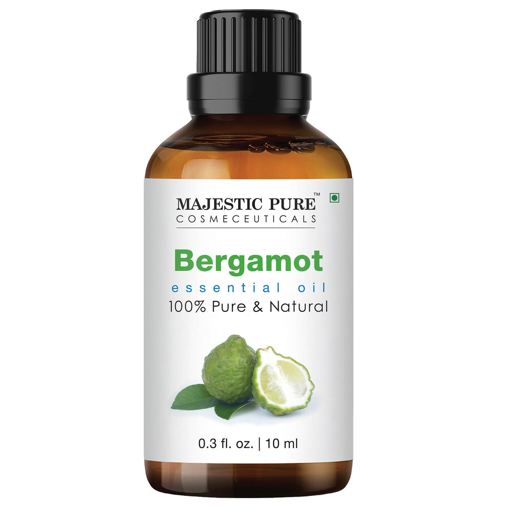 Majestic Pure Bergamot aceite esencial en frasco ámbar para perfumar espacios