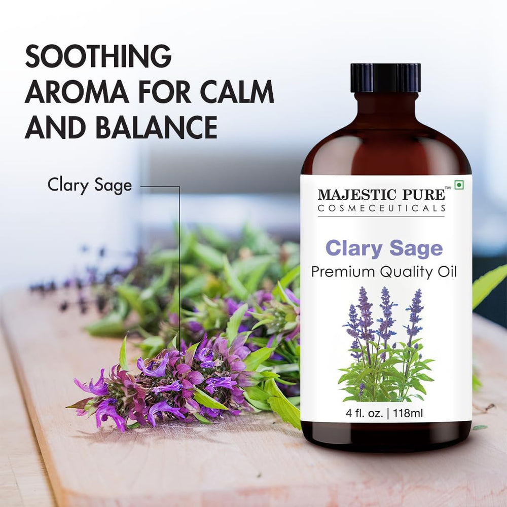 Clary Sage oil ready for diffuser use by Majestic Pure