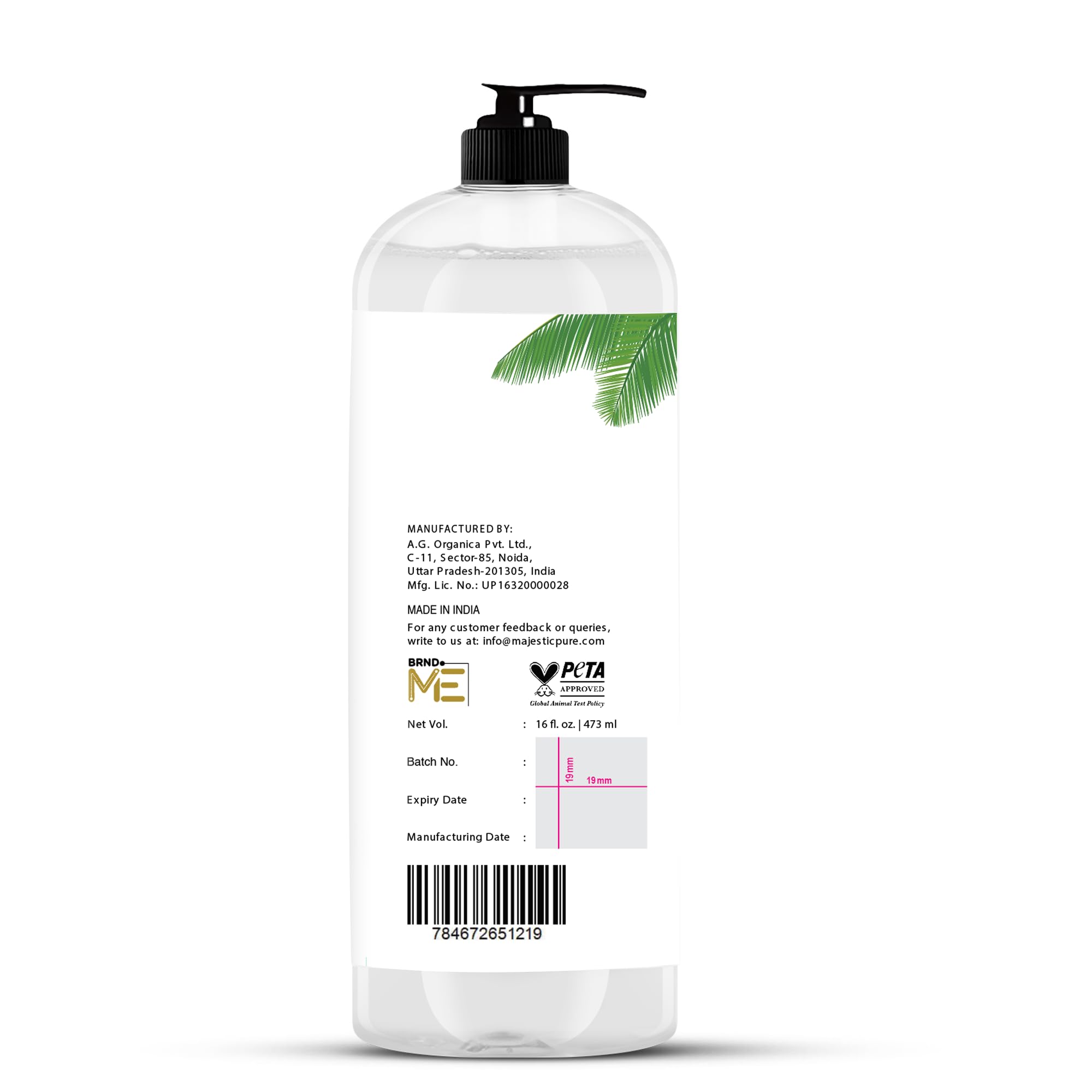 Majestic Pure fractionated coconut oil as carrier oil for essential blends
