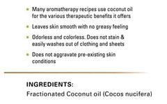Smooth Majestic Pure oil on skin provides lightweight moisture