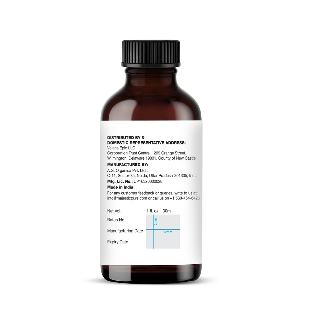 Majestic Pure frankincense oil suitable for DIY skincare and soaps.