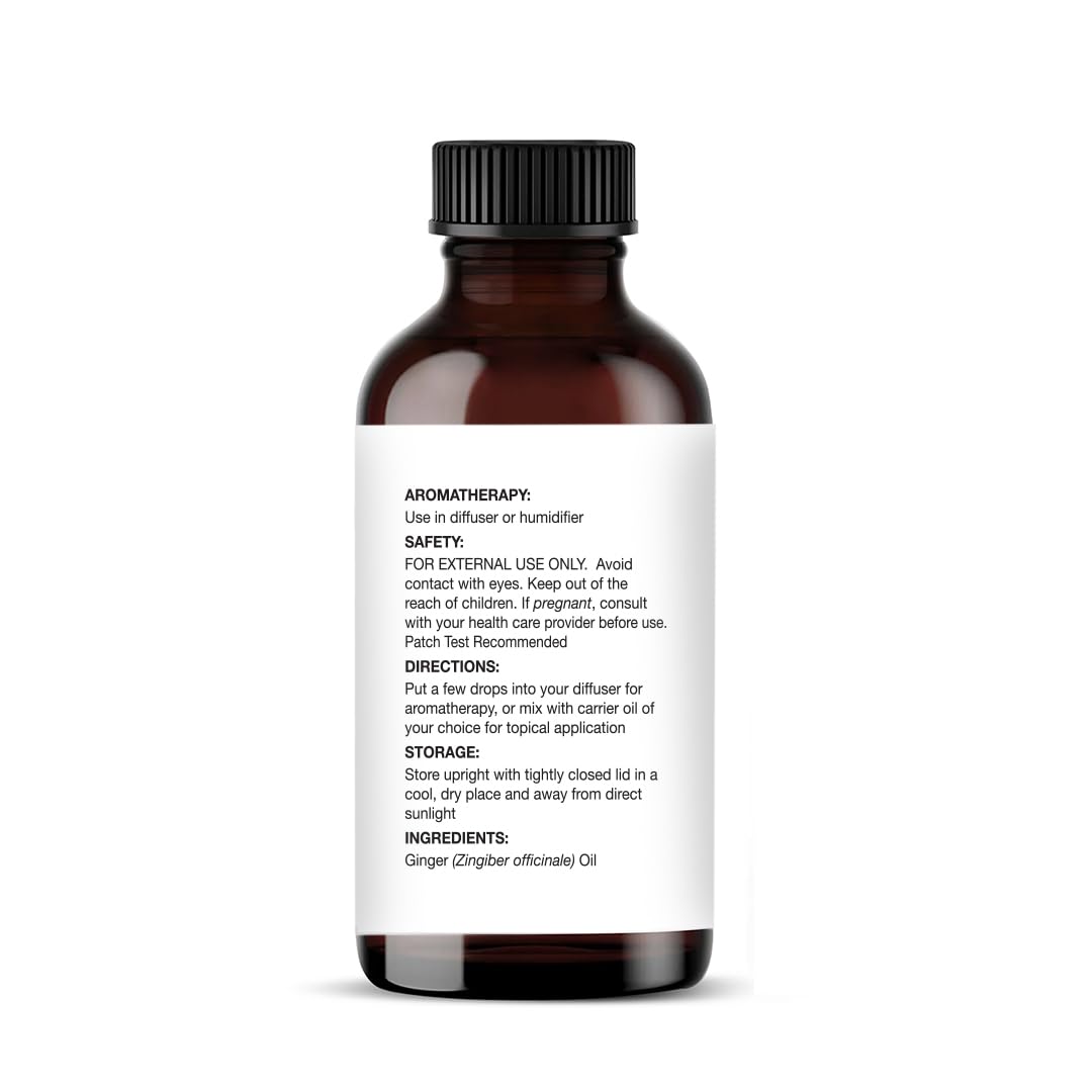 Majestic Pure Ginger Oil for hair care routines with scalp-friendly use.