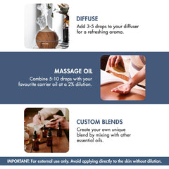 Soap-making setup with Majestic Pure juniper oil for natural fragrance accents.