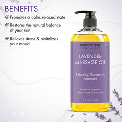 Majestic Pure Lavender flowers close-up highlighting natural calming botanicals