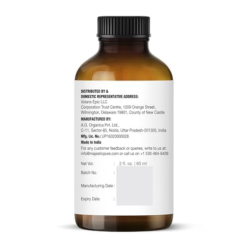 Majestic Pure Lavender Oil dropper close-up for controlled application.