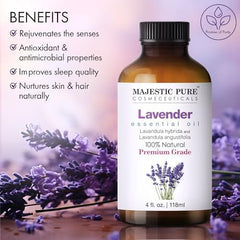 Majestic Pure lavender oil for soap making adds natural fragrance.