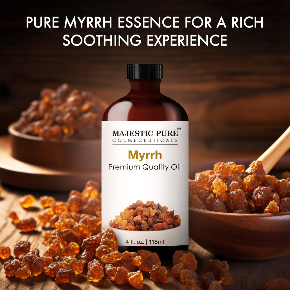 Majestic Pure Myrrh oil added to soaps for natural fragrance