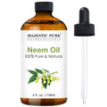 Majestic Pure Neem Essential Oil – 100% Pure & Natural, 4 oz with Glass Dropper