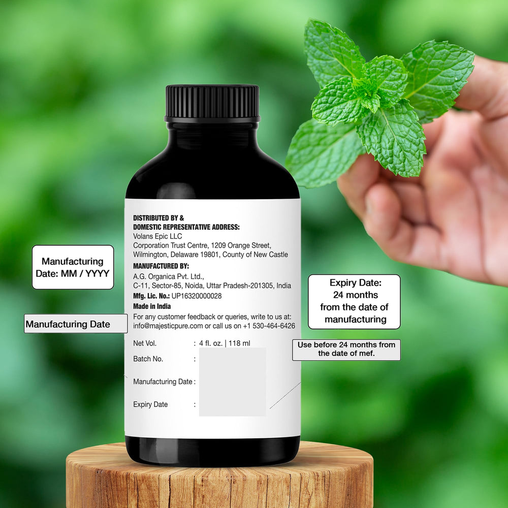 Majestic Pure Peppermint Oil blends well with other oils for diffusing.