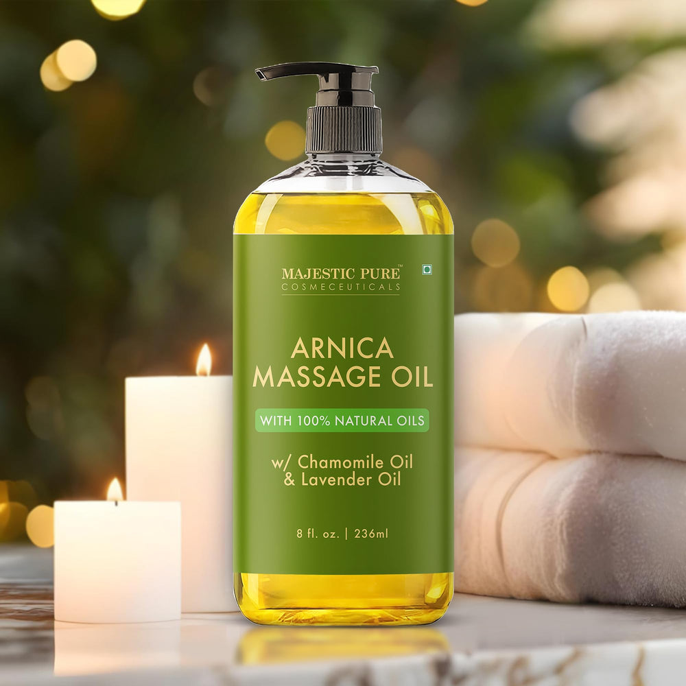 Majestic Pure quick absorption texture shown on skin
