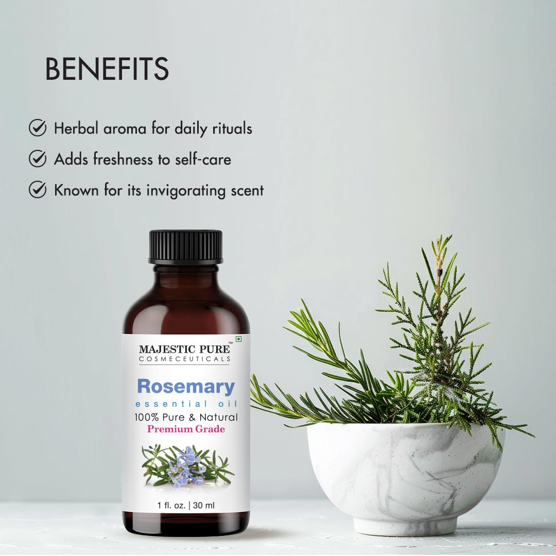 Majestic Pure rosemary oil for soap and candle making.