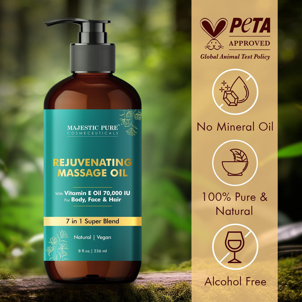Majestic Pure Vitamin E 70k Blend hair conditioning and shine