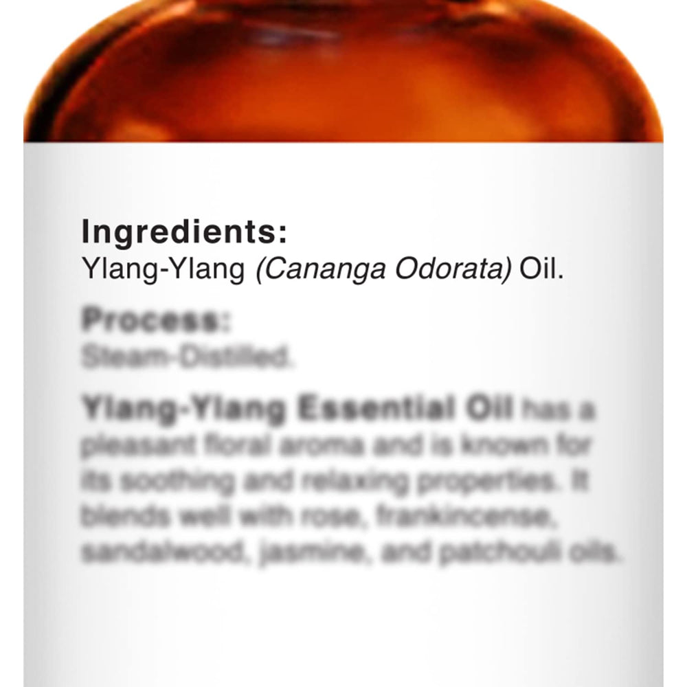 Majestic Pure Ylang Ylang oil with safety dropper for measured use.