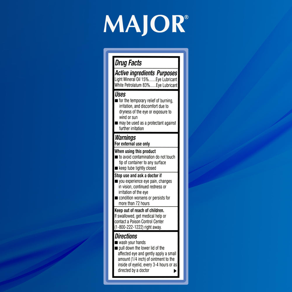 Dry eye care scene with MAJOR Lubrifresh PM