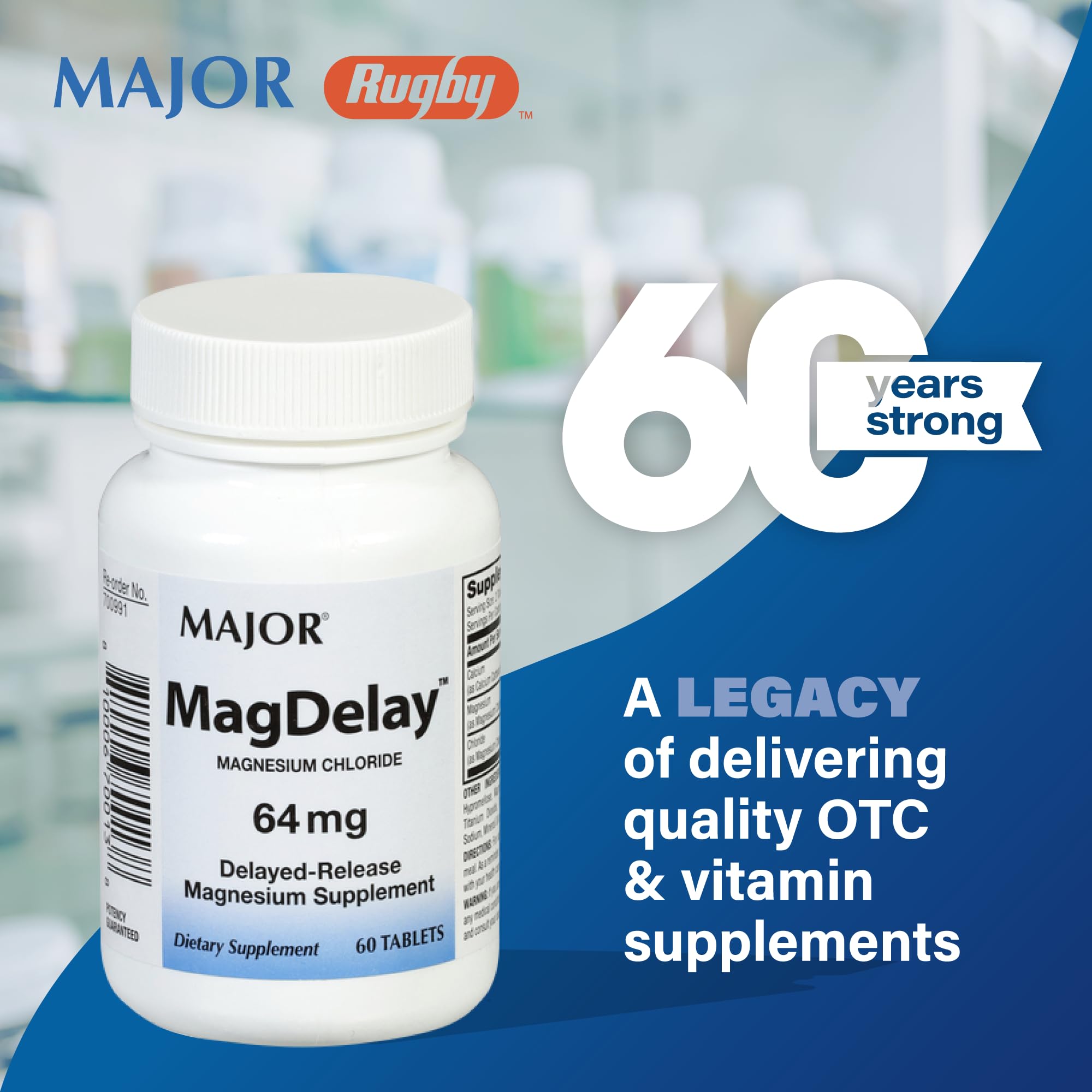 MAJOR MagDelay tablets in hand ready for a simple daily mineral routine