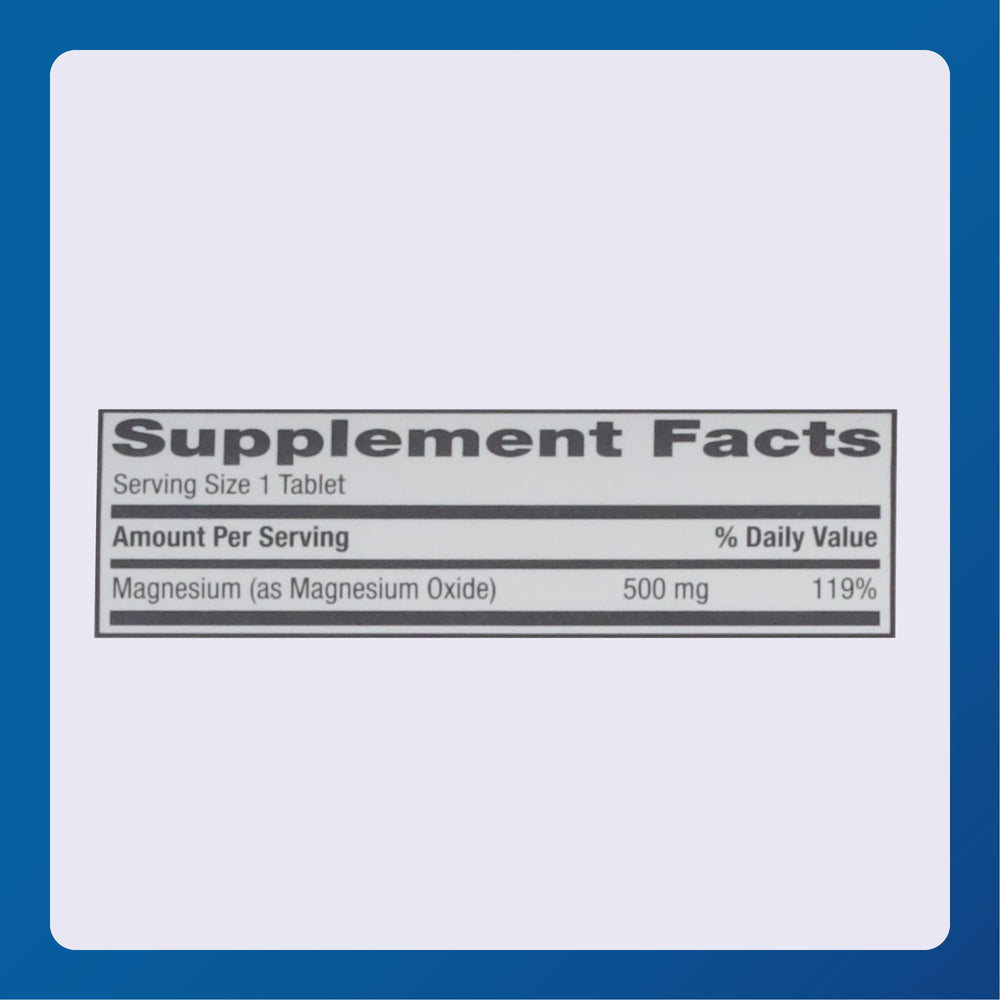 MAJOR Magnesium 500mg two-pack box — value bundle for ongoing supplementation.