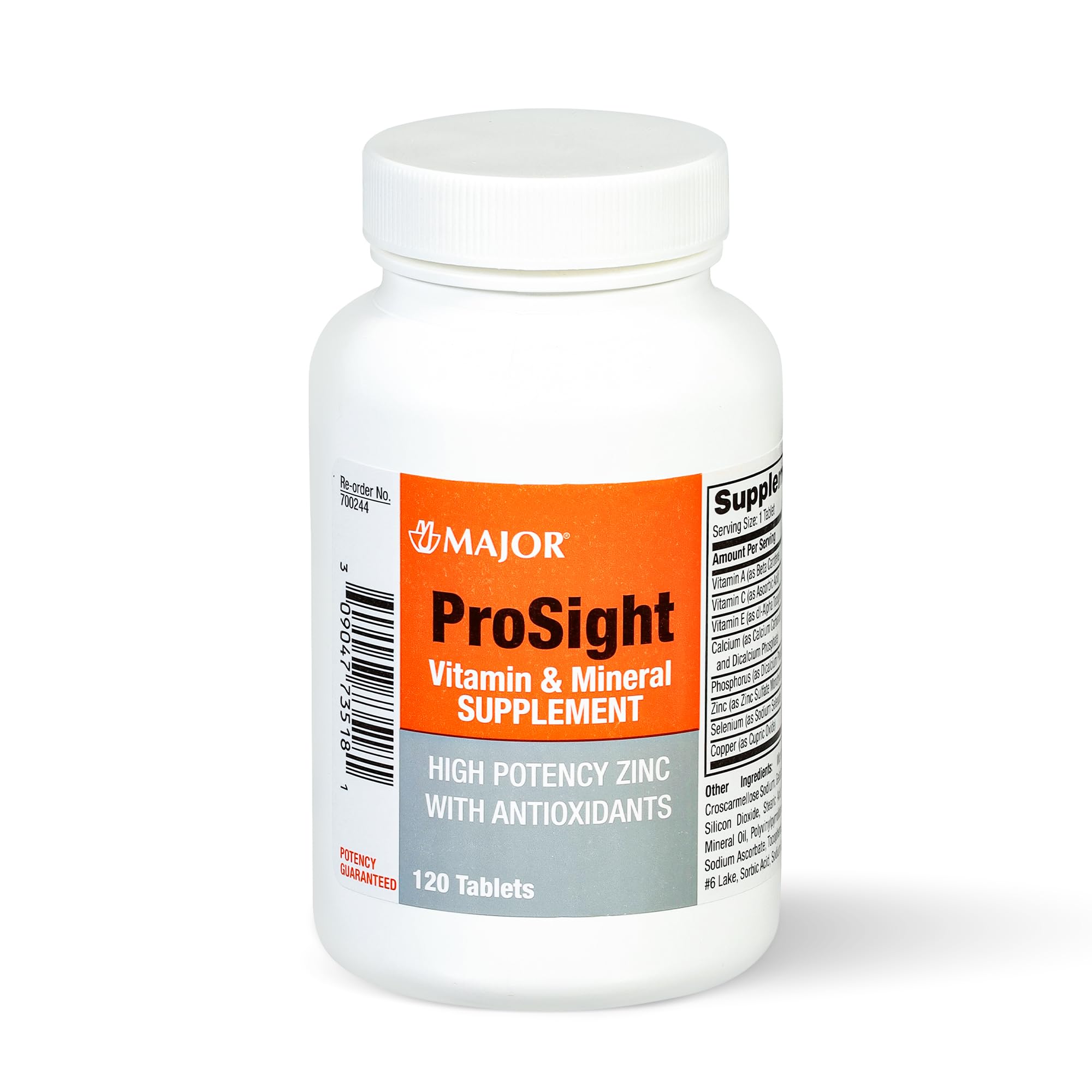 MAJOR ProSight bottle front with label for adult daily multivitamin.